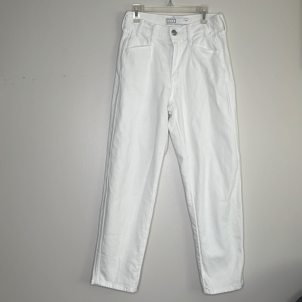 AYR Women's White Ankle & Cropped Jeans